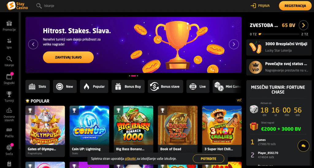 StayCasino Casino Recenzija